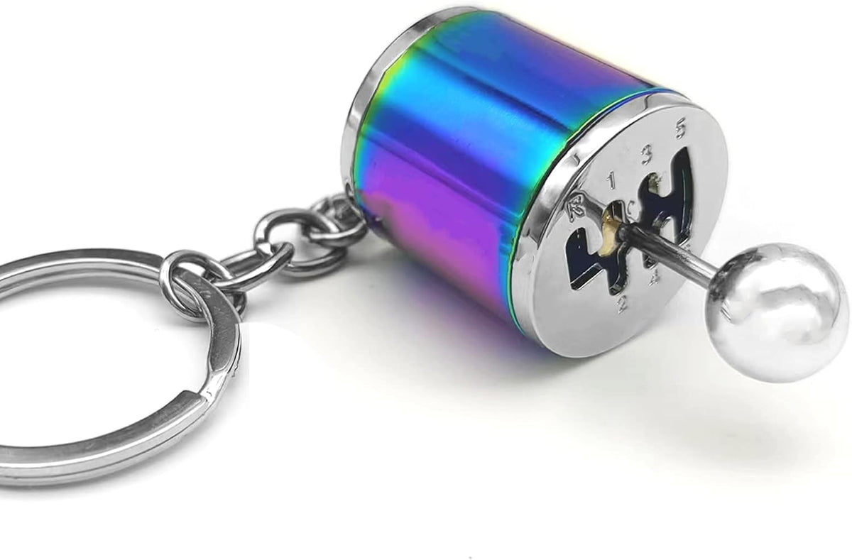 Premium 6-Speed Gear Shift Keychain