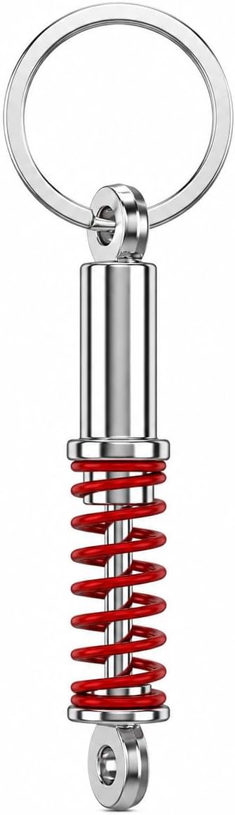 Premium Automotive Shock Absorber Keychain