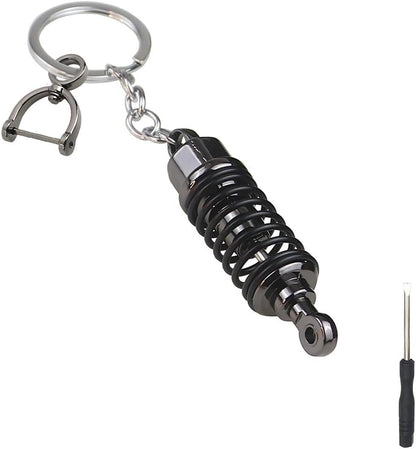Premium Coilover Suspension Keychain for Car Enthusiasts