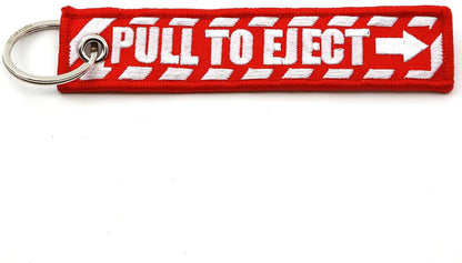 Pull to Eject Aviation Keychain