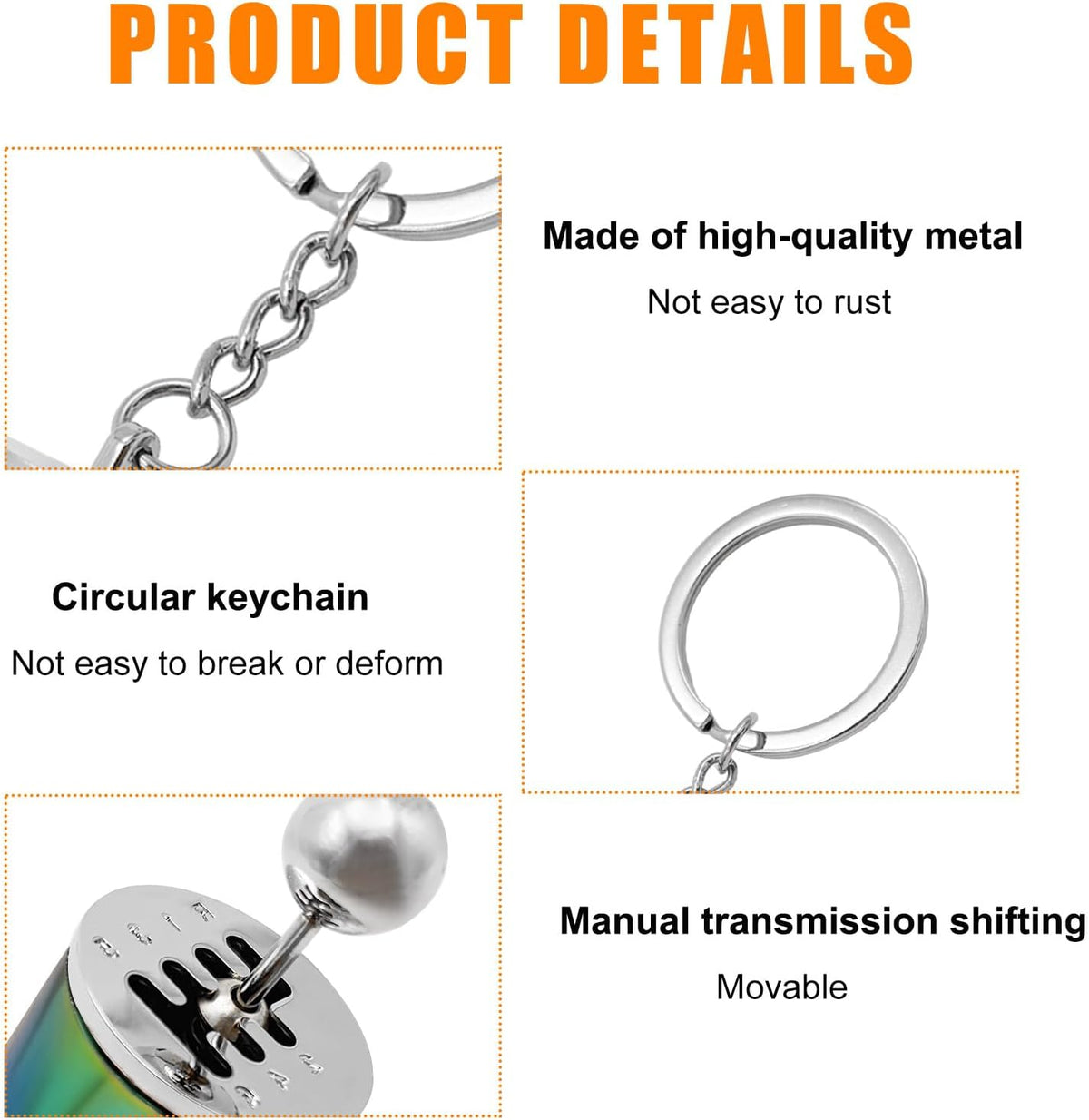 Automotive Gear Shift Keychain