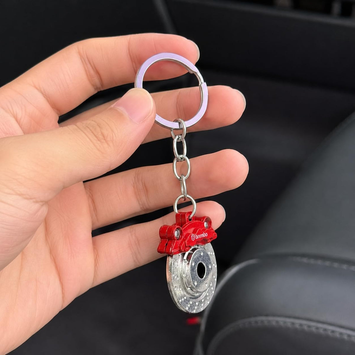 High-Performance Brake Disc Keychain