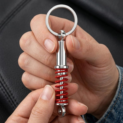Premium Automotive Shock Absorber Keychain