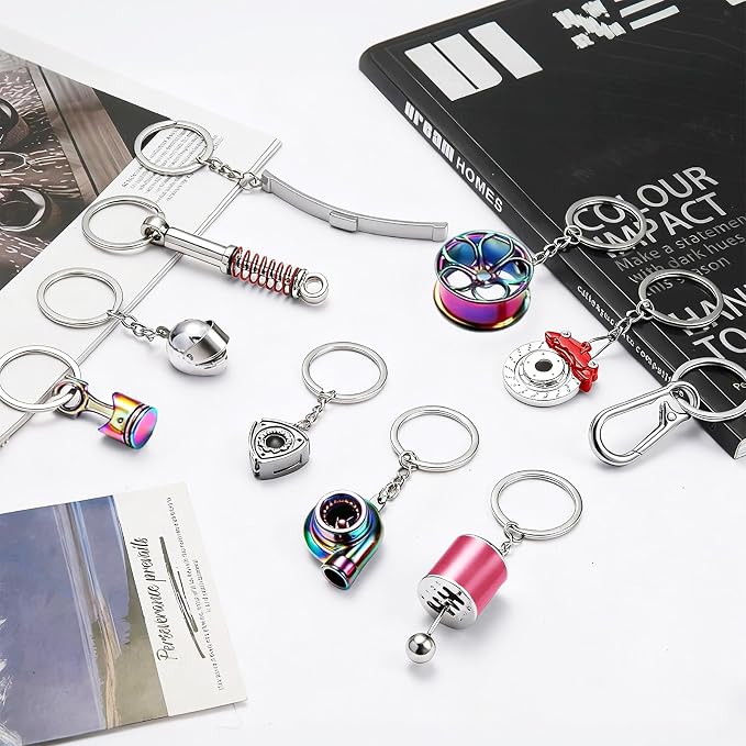Automotive Passion Keychain Set