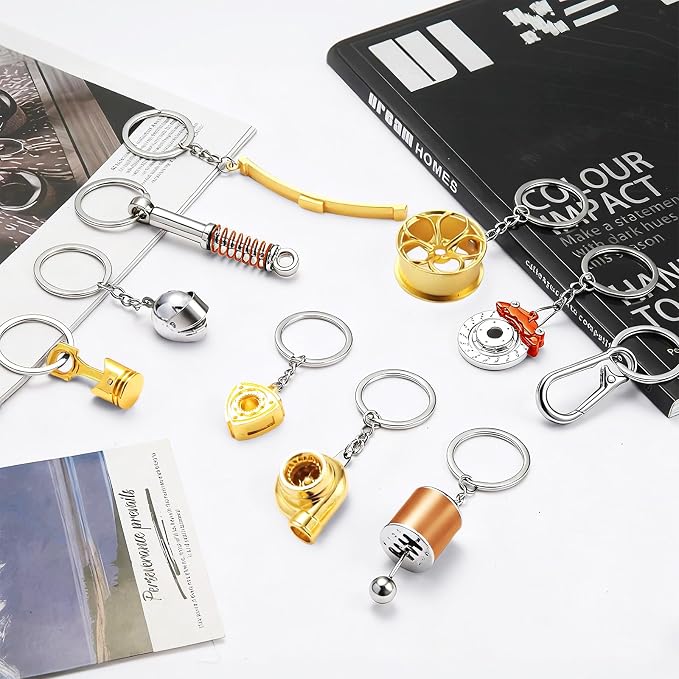 Automotive Passion Keychain Set