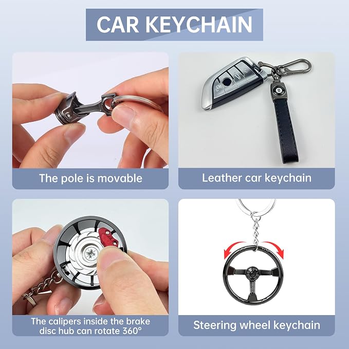 Automotive Passion Keychain Set