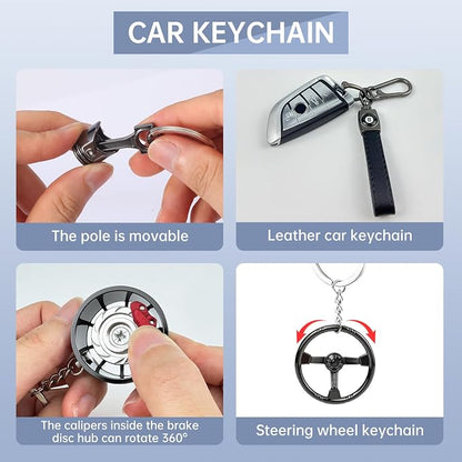 Automotive Passion Keychain Set