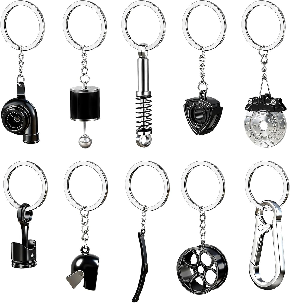 Automotive Passion Keychain Set