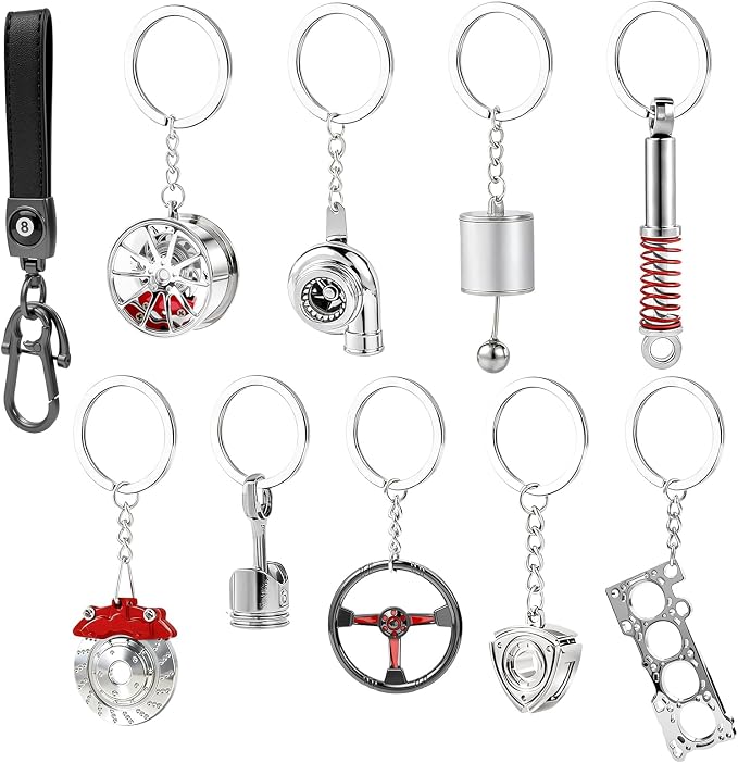 Automotive Passion Keychain Set