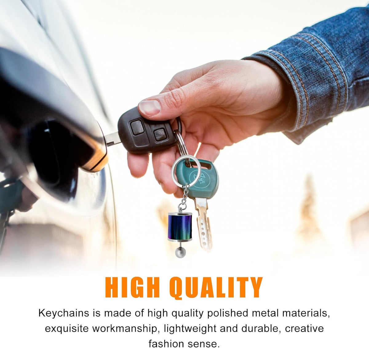 Automotive Gear Shift Keychain